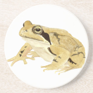 Trä Frog Underlägg