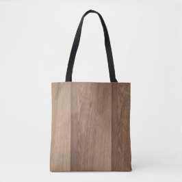 Trä Grain Tote Bag Tygkasse