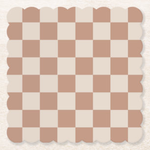 Trä Grain Underlägg Papper