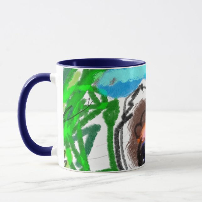 Trä Jewelry Keepsaké Box Mugg (Vänster)