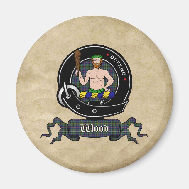 Trä Klan Badge Magnet (Framsidan)