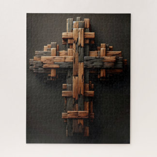 Trä Kor Puzzle Pussel