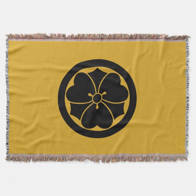 Trä med svärd i cirkel mysfilt (Framsidan)