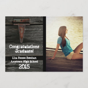 Trä och gångjärn 2015 Foto Examenstecken Inbjudningar