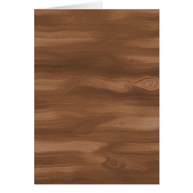 Trä (porträtt) hälsningskort (Framsidan)