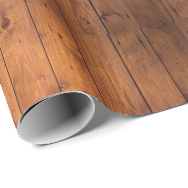 Trä Presentpapper (Rullad Hörn)