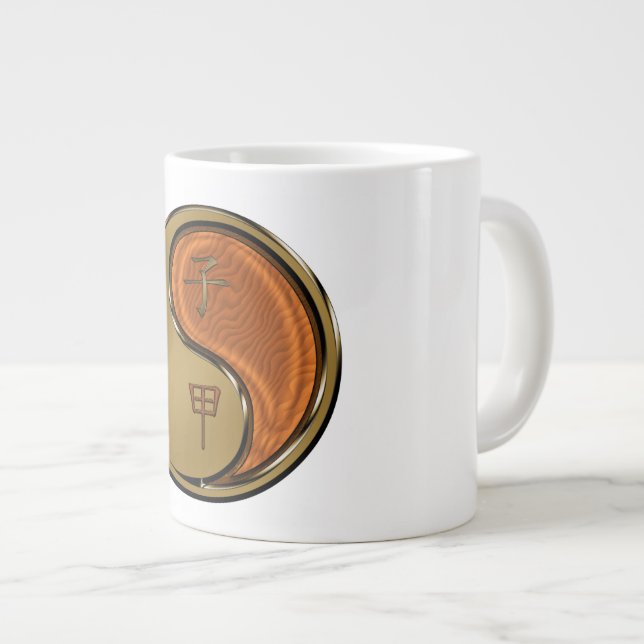 Trä Råtta Jumbo Mugg (Framsida höger)