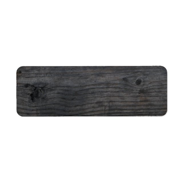 Trä Returadress Etikett (Framsidan)