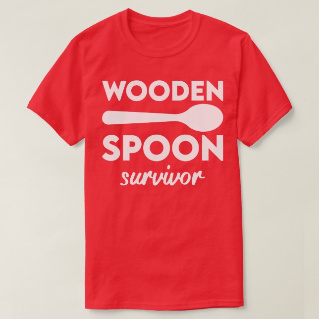 Trä Spoon Survivor 11 T Shirt (Design framsida)