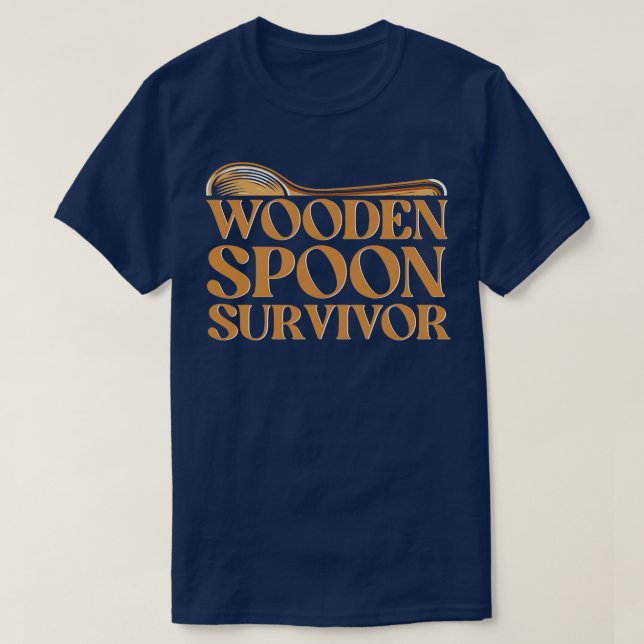 Trä Spoon Survivor 2 T Shirt (Design framsida)