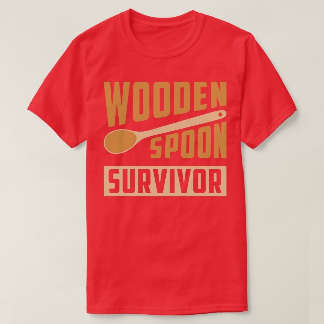 Trä Spoon Survivor 3 T Shirt (Design framsida)