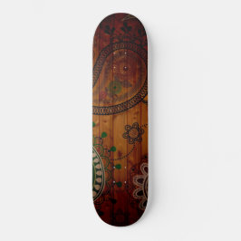Trä stiger ombord med idérik design skateboard bräda 20,5 cm