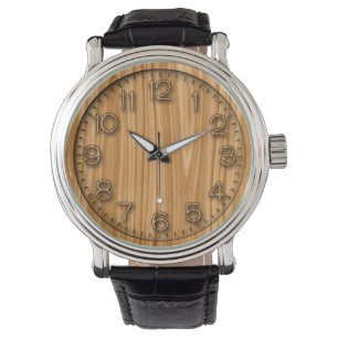Trä Struktur Design Armbandsur