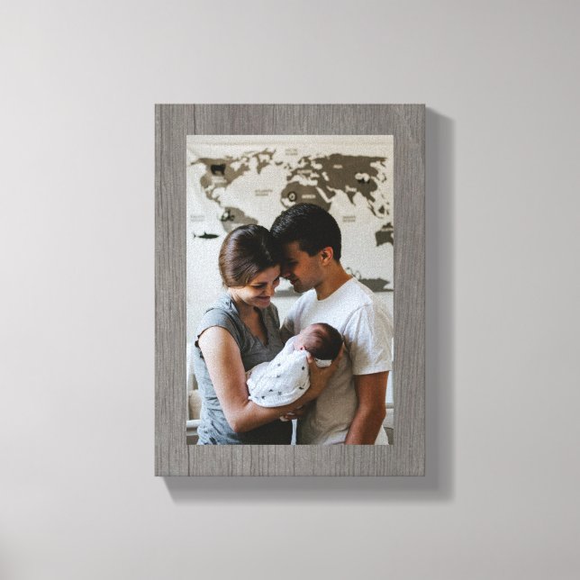 Trä Struktur Photo Print Canvastryck (Framsida)