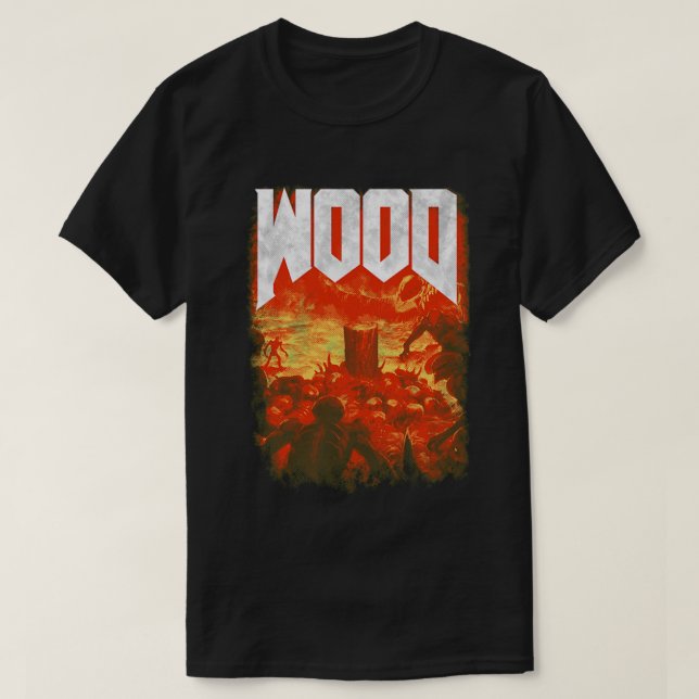 Trä T Shirt (Design framsida)