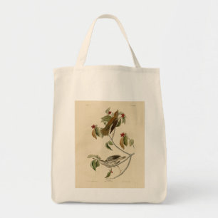 Trä Thush från Audubon's Birds of America Tygkasse