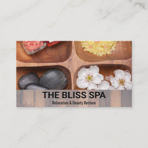 Trä Trim Oljor Bath Salts Stones Visitkort
