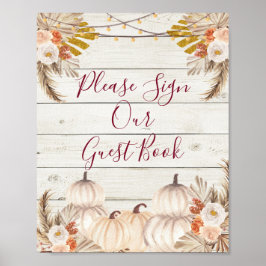 Trä Vit Kräm Pumpa Vänligen Skriv Vår Gäst Poster