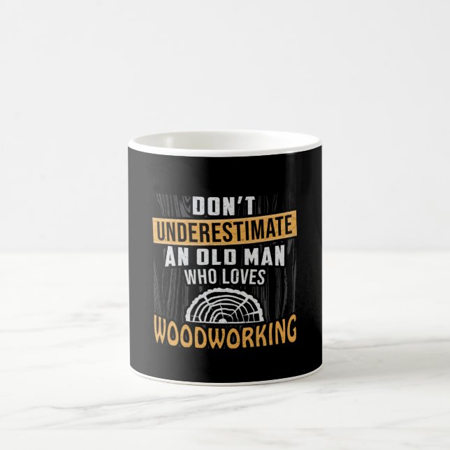 Trä Woodworking Wood Woodworkers Carpenter Gift Id Kaffemugg (Center)