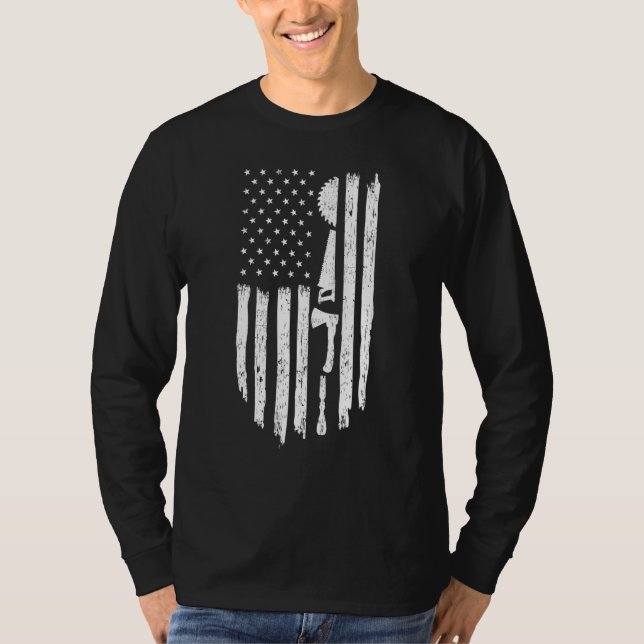 Trä working Woodworking Carpentry Carving Wood US  T Shirt (Framsida)