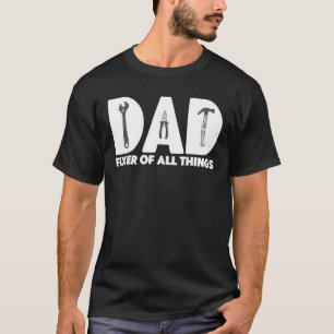 Träarbetande Pappa Fixer all Sak-entreprenör Verkt T Shirt