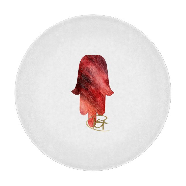 Träarbete Hamsa Konst (Framsidan)