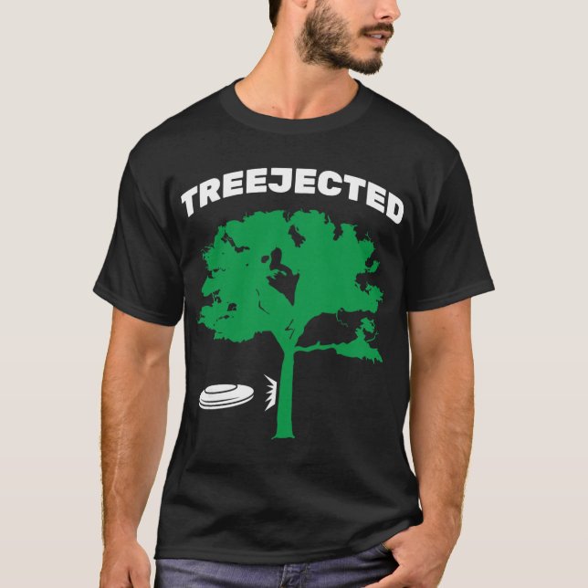 Träavvisad Discgolf Flygande Diskus  T Shirt (Framsida)