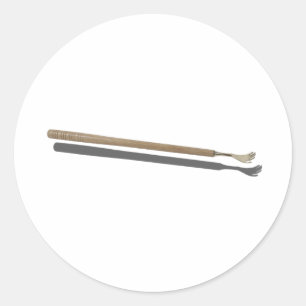 TräBackScratcher022111 Runt Klistermärke