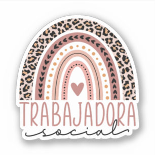 Trabajadora Social, Latina Social Worker Klistermärken