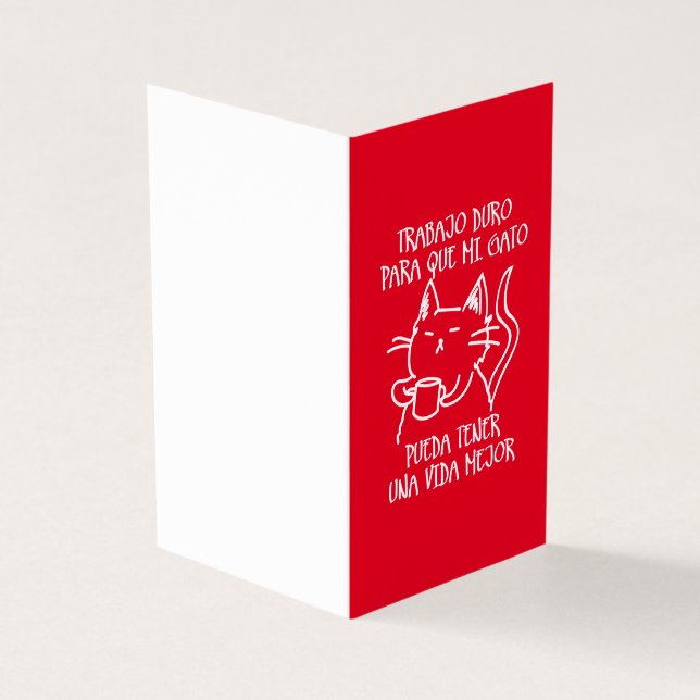 Trabajo duro kort (Utsida)