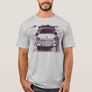 Trabant bil, svart & vit, Berlin vägg (1) T Shirt