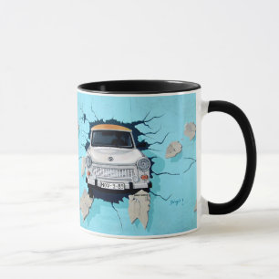 Trabant för Berlin för vägg för tyskpappersjag Mugg