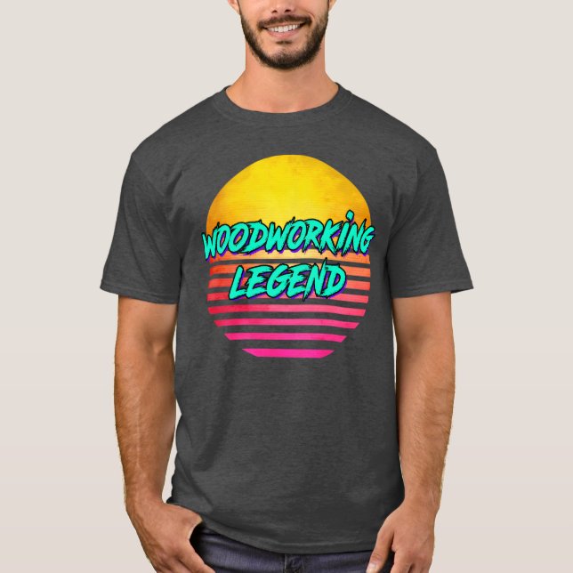 Träbearbetning T Shirt (Framsida)