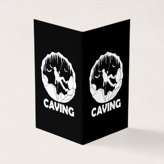 Träbeläggning - Speleologi - utforskning av grotto Kort