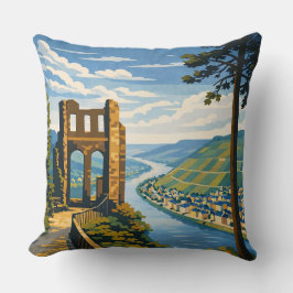 Traben-Trarbach Scenisk Vintagekonst Kudde