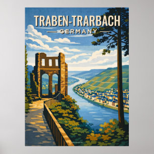 Traben-Trarbach Vintage Resa Poster