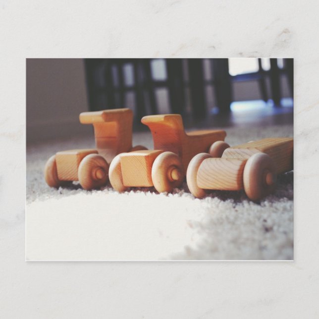 Träbilar Vykort (Framsida)