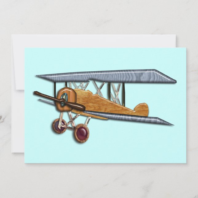TräBiplane Inbjudningar (Framsida)