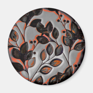 Träblomma Magnet