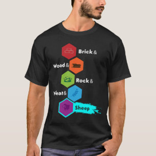 Träbrick Wood Sten Wheat & Sheep T Shirt