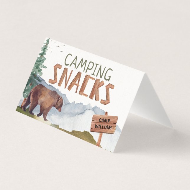 Träburk - signatkort för träsnäckor kort (Baksida)