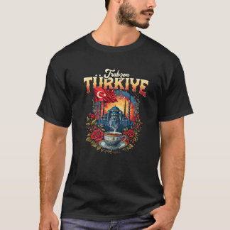 Trabzon T rkiye Flagga Turkey Souvenir Travel Gift Shirt