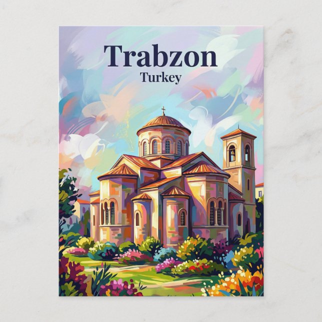 Trabzon Turkiet Vykort (Framsida)