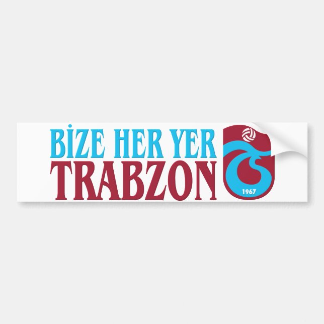 Trabzonspor Bildekal (Framsidan)