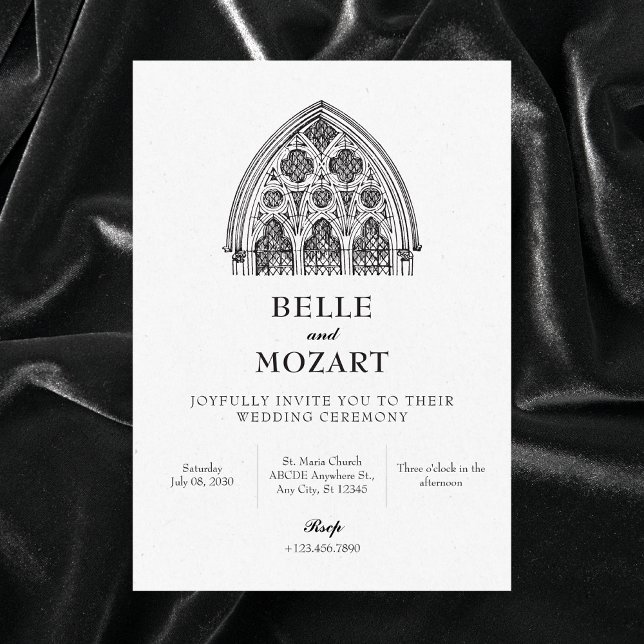Tracery gothic inbjudningar (Skapare uppladdad)