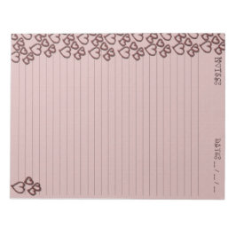 Traces of Kärlek Anteckningsblock