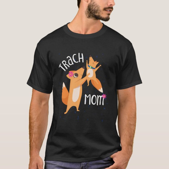 Trach Mamma Tracheostomy Awareness Mamma T Shirt (Framsida)