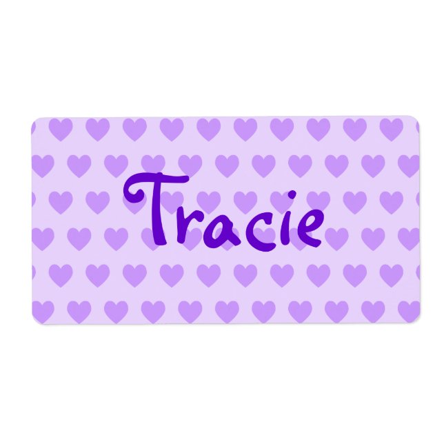 Tracie in Lila Fraktsedel (Framsidan)