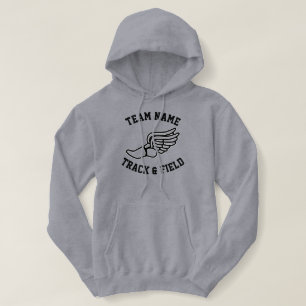 Track and Fält Anpassningsbar Team Namn eller Text T Shirt