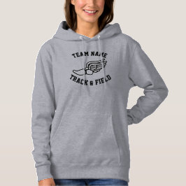 Track and Fält Anpassningsbar Team Namn eller Text T Shirt